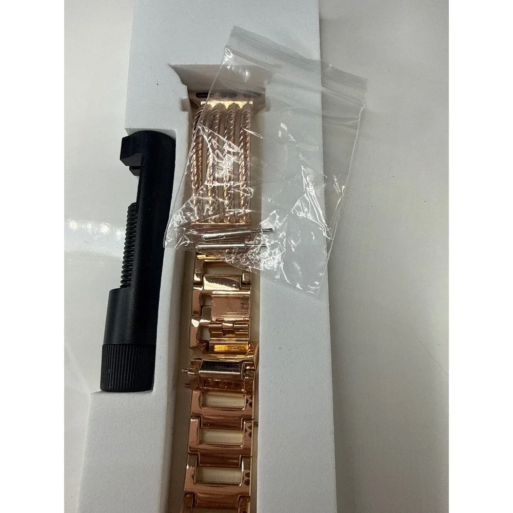 Posh Tech Clara Rose Gold Bracelet Band for Apple Watch 38mm 40mm 41mm